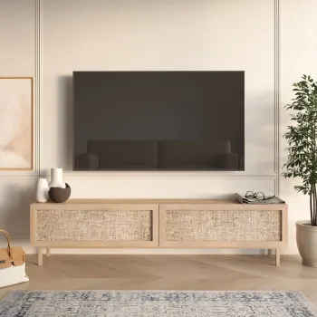 Comoda TV, Hanah Home, Future, 180x43.3x31.6 cm, PAL, Stejar imagine