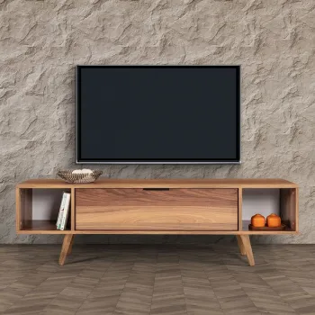Comoda TV, Hanah Home, Mesir 3625, 160x47x35 cm, PAL, Maro imagine