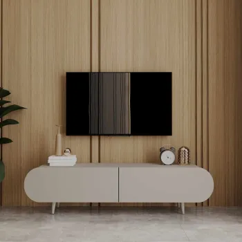 Comoda TV, Hanah Home, Regulus 160, 160x49x30 cm, MDF LAMINAT, Gresie imagine