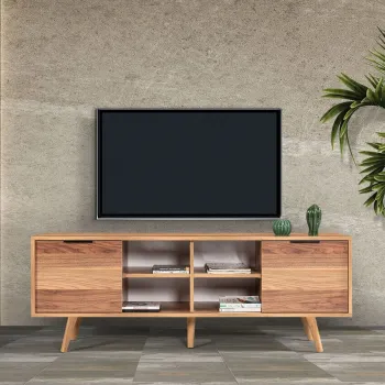 Comoda TV, Hanah Home, Sina 3620, 160x59x35 cm, PAL, Maro imagine