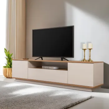 Comoda TV, Hanah Home, Veramont, 180x44.6x44.5 cm, PAL, Casmir / Pin Atlantic imagine