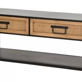 Comoda TV Hanoi, Mauro Ferretti, 95x38x38 cm, fier/MDF imagine