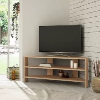 Comoda TV, Homitis, Thales Corner - Oak, 36x114x45 cm imagine