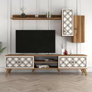 Comoda TV, Hommy Craft, Class S, Nuc / Alb imagine