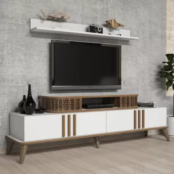 Comoda TV, Hommy Craft, Eyl?l, 120x11.8x16 cm, Alb imagine