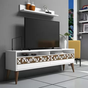 Comoda TV, Hommy Craft, Line, Alb imagine