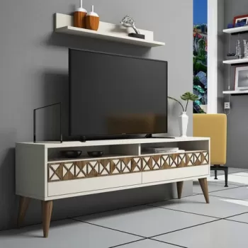 Comoda TV, Hommy Craft, Line, Crema imagine