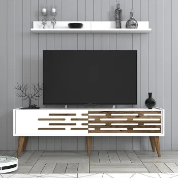 Comoda TV, Hommy Craft, Valensiya 140, PAL, Alb imagine