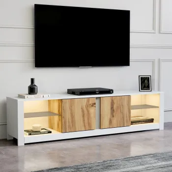 Comoda TV, Inarch, Aydos, Stejar alb imagine