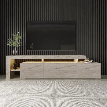 Comoda TV, Inarch, Beliz, Travertin imagine