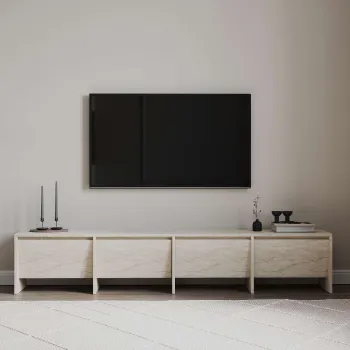 Comoda TV, Inarch, Laris 180, Travertin imagine