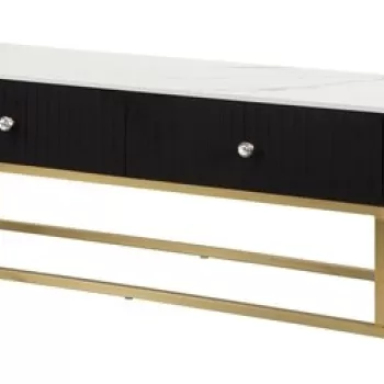 Comoda TV Montpellier, Mauro Ferretti, 150x42x45 cm, fier, multicolor imagine