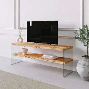 Comoda TV, Neostill, Niagara 1004, 120x45x35 cm, Stejar imagine