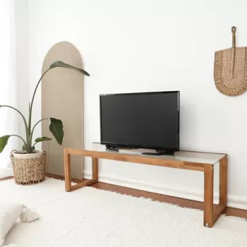 Comoda TV, Neostill, Via, 130x40x40 cm, De lemn imagine