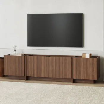 Comoda TV, Nordure, Lowen, 180x46x35 cm, Nuc Milano imagine