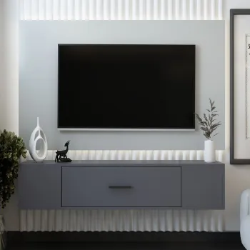 Comoda TV, Olivia, Kodaks, Antracit imagine