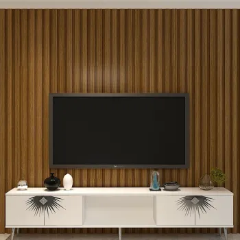 Comoda TV, Olivia, Nida, Alb / Argintiu imagine