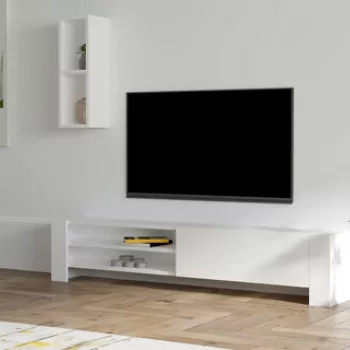 Comoda TV, Puqa Design, Naz, PAL, Alb imagine