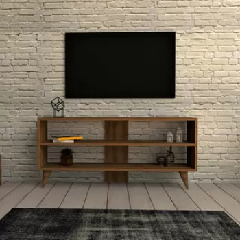 Comoda TV, Puqa Design, One, 120x50x29.6 cm, PAL, Nuc imagine