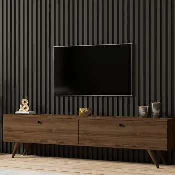 Comoda TV, Puqa Design, Paris, 160x40x25 cm, PAL, Maro imagine