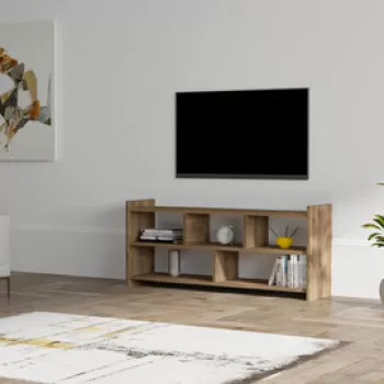 Comoda TV, Puqa Design, Pera, 120x55x28 cm, PAL, Nuc imagine