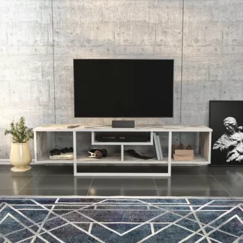 Comoda TV, Retricy, Asal 150, 150x35.2x40 cm, PAL, Alb imagine