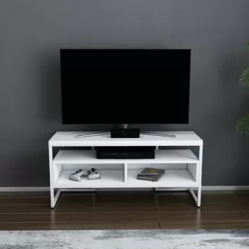 Comoda TV, Retricy, Merrion, 110x35x49.9 cm, PAL, Alb imagine