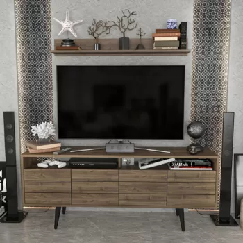 Comoda TV, Retricy, Ola, 160x35x64.5 cm, PAL, Nuc imagine