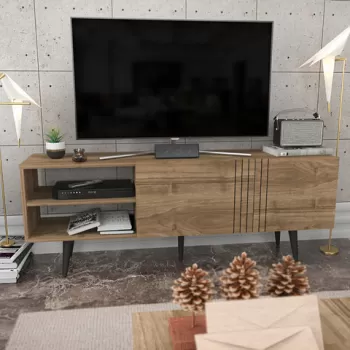 Comoda TV, Retricy, Ronas, 160x35x38.6 cm, PAL, Nuc imagine