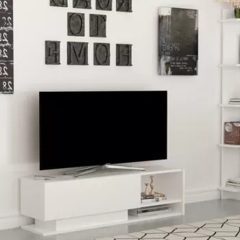 Comoda TV, Zena Home, Damla, PAL, Alb imagine