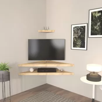 Comoda TV, Zena Home, Mensi, 120x5x49 cm, PAL, Stejar imagine