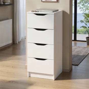 Comoda Westphalen 4, Inter Link, 41x40x91.5 cm, PAL, alb imagine