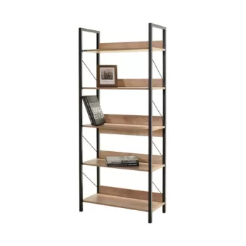 Corp biblioteca, Adore, KTP-850-TT-1, 73x172x35 cm, PAL, Nuc / Negru imagine