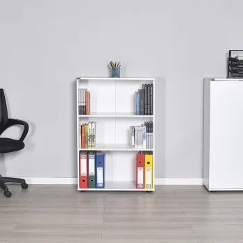 Corp biblioteca, Adore, Rkt-330-Dd-1, 72x109x34 cm, PAL, Diamant Alb imagine