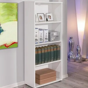 Corp biblioteca Arco 3, Inter Link, 60.2x30x143.2 cm, PAL, alb imagine