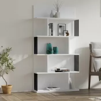 Corp biblioteca, Asse Home, Alex, 80x160x21.8 cm, Alb imagine