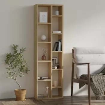 Corp biblioteca, Asse Home, Tomi, 45x150x20 cm, Stejar safir imagine