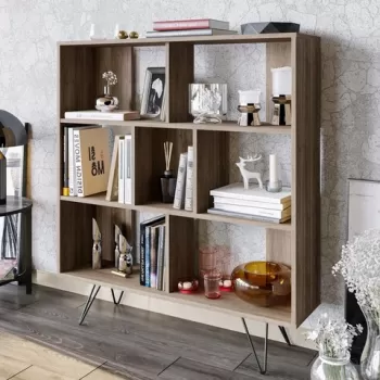 Corp biblioteca, Decorotika, Mistico, 120x132.2x29.5 cm, Nuc imagine