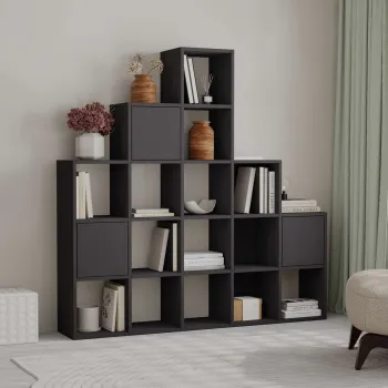 Corp biblioteca, Decortie, Paleo, PAL, Negru imagine