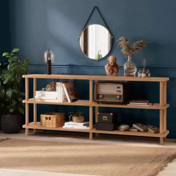 Corp biblioteca, Dora, Zen , 180x74.9x35 cm, Pinul Atlantic imagine