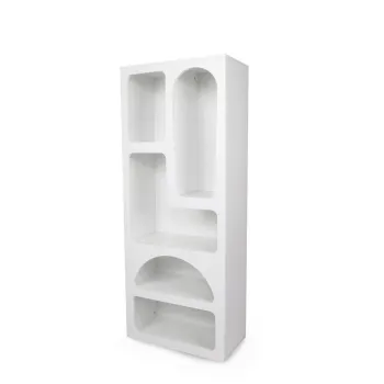 Corp biblioteca, Glenevis, Venus, 60x150x32 cm, PAL, Alb imagine