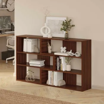 Corp biblioteca, Hanah Home, Aruba, 165x89x30 cm, PAL, Maro imagine