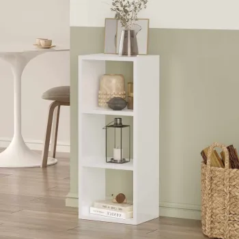 Corp biblioteca, Hanah Home, Canaria, 32.5x81x23.5 cm, PAL, Alb imagine