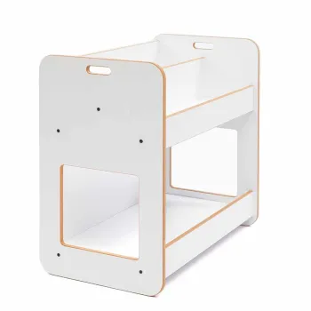 Corp biblioteca, Hanah Home, Dove, 57x55x34 cm, Alb imagine