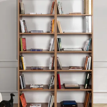Corp biblioteca, Hanah Home, Evm 8223, 120x187x30 cm, PAL, Maro imagine