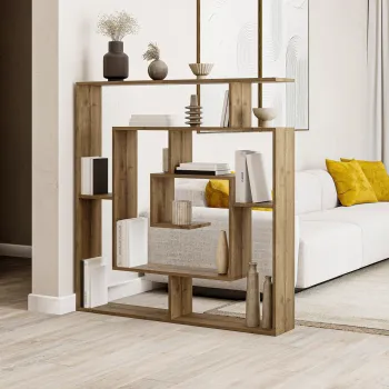 Corp biblioteca, Hanah Home, Labirent, 125x128.6x22 cm, Maro imagine