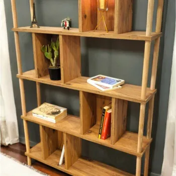 Corp biblioteca, Hanah Home, Peka-0045, 90x137x20 cm, PAL, Pin imagine