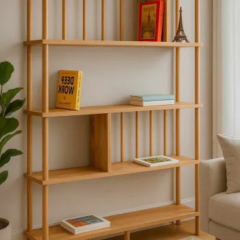 Corp biblioteca, Hanah Home, Peka145, 90x137x20 cm, PAL, Pin imagine