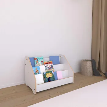 Corp biblioteca, Hanah Home, Phoenix, 57x38x34 cm, Alb imagine