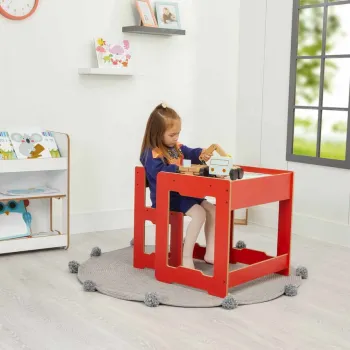 Corp biblioteca, Hanah Home, Seagul, 57x70x34 cm, Alb imagine